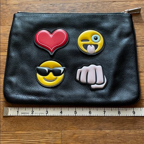 Rebecca Minkoff Black emoji clutch - Picture 6 of 8